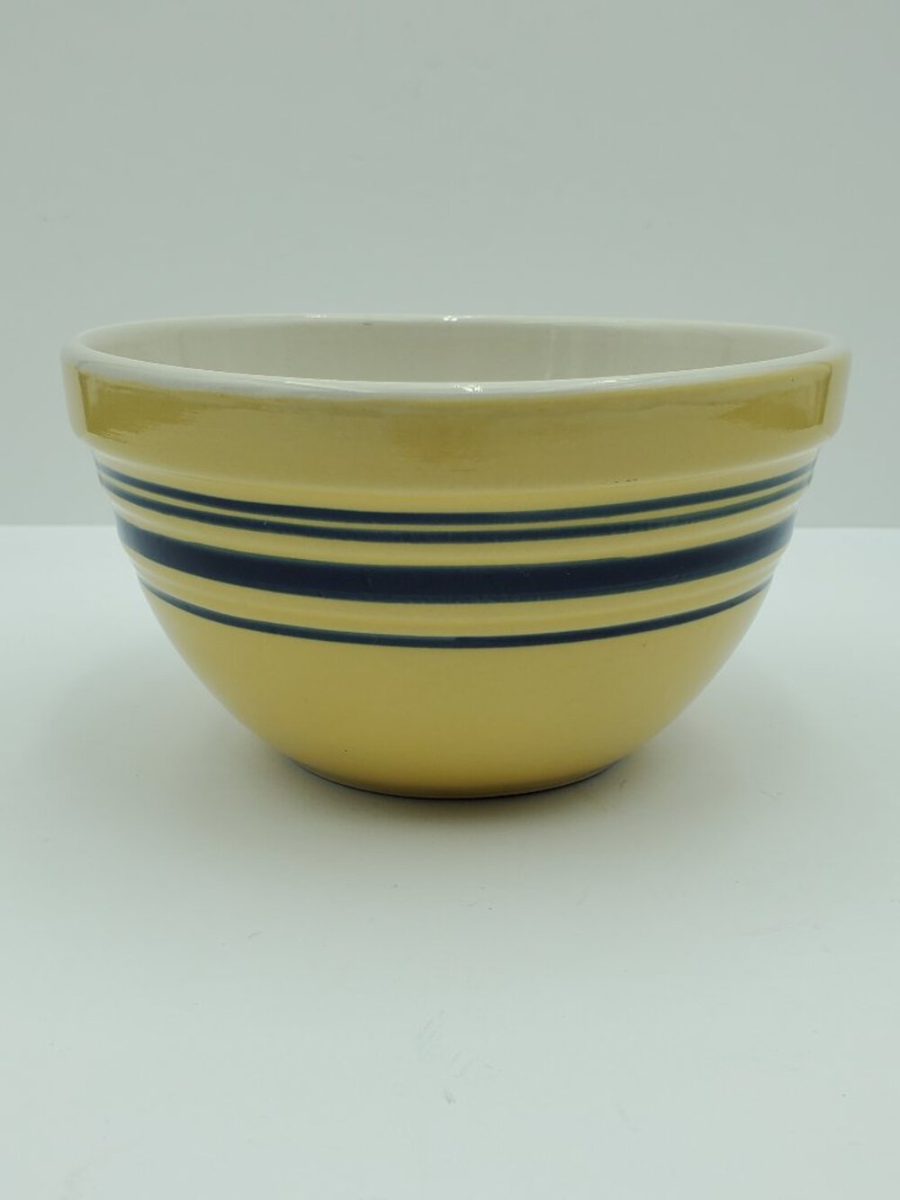 The Cellar Yellow Mixing Bowl with Blue Stripes Macy's Small Yellow Nesting Bowl